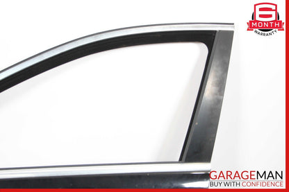 07-13 Mercedes W221 S550 Front Left Exterior Door Shell Frame Panel Black