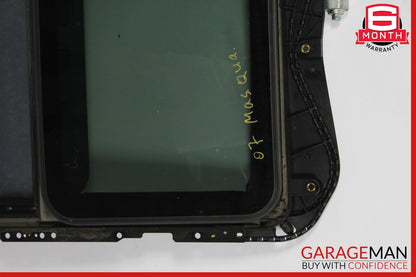 03-13 Maserati Quattroporte M139 Sunroof Guide Rail Frame Glass Track w/ Shade