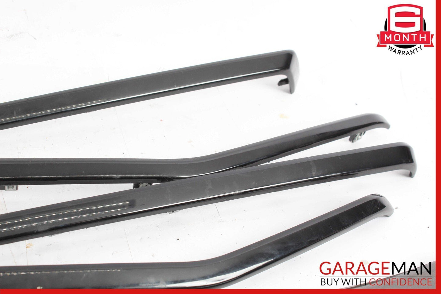 14-16 Mercedes W212 E350 Interior Door Panel Trim Strip Moldings Set of 8 Pc OEM