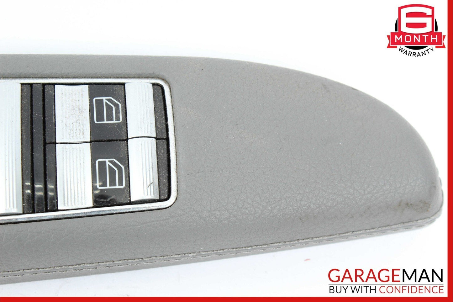 07-13 Mercedes W221 S550 Rear Left Side Door Window Switch Control Trim Gray OEM