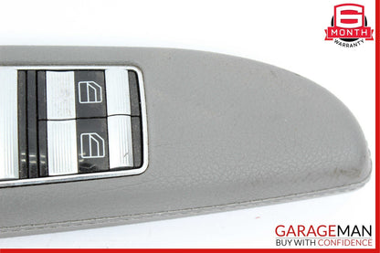 07-13 Mercedes W221 S550 Rear Left Side Door Window Switch Control Trim Gray OEM