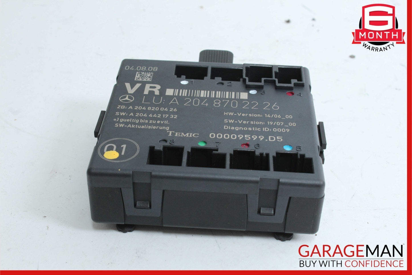 08-18 Mercedes W204 C350 C250 E250 Front Right Side Door Control Module OEM