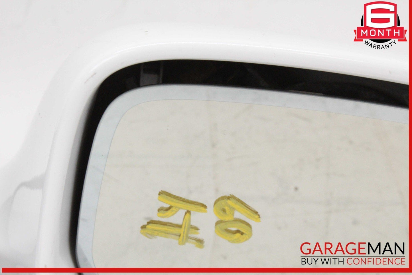 09-16 Audi A4 Front Right Passenger Side Door Rear View Mirror White OEM
