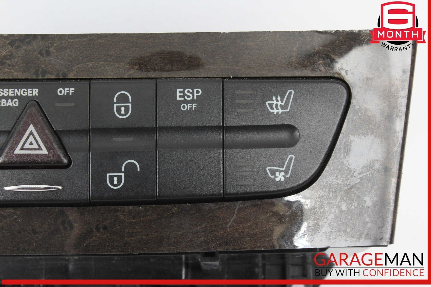 03-06 Mercedes W211 E55 AMG Center Console Control Switch Panel OEM