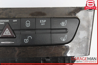 03-06 Mercedes W211 E55 AMG Center Console Control Switch Panel OEM