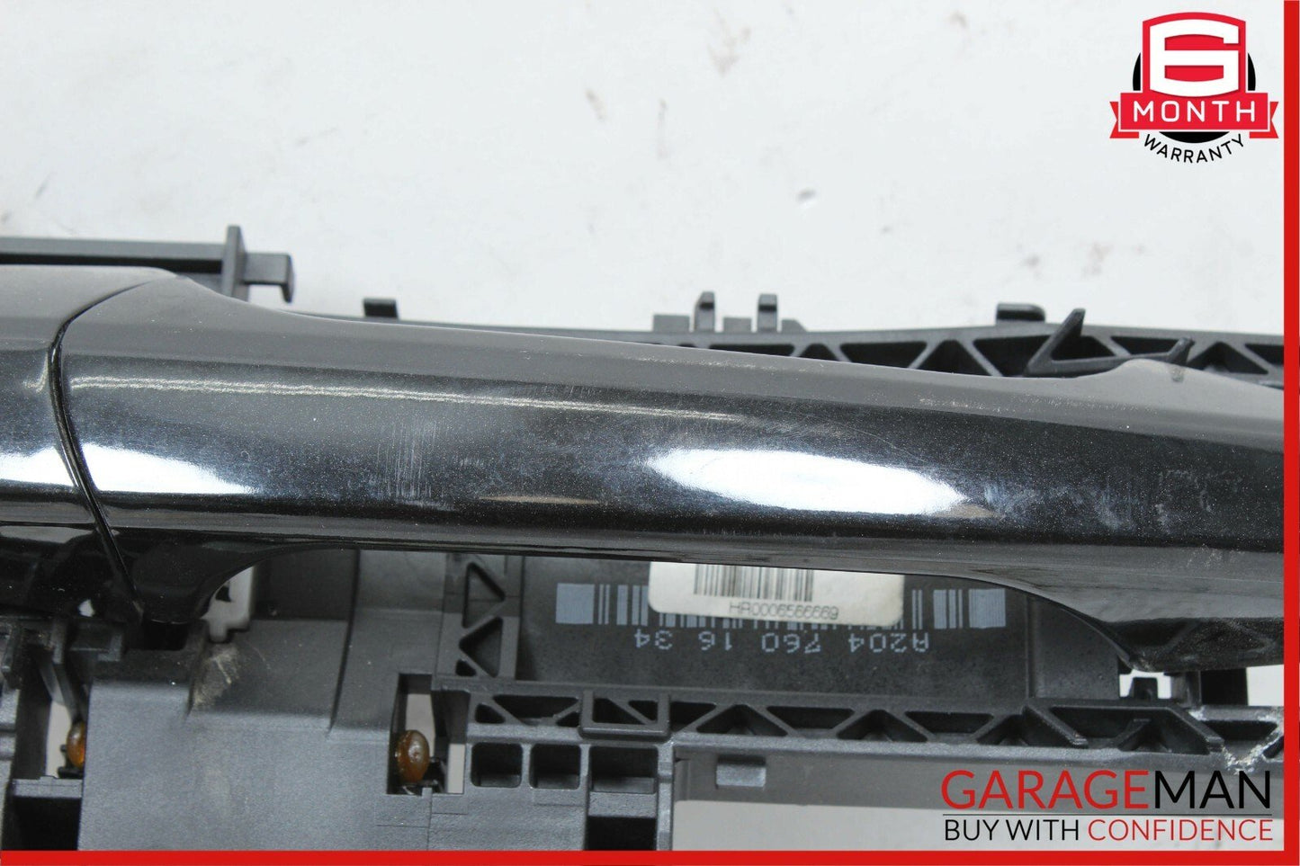 12-14 Mercedes W204 C250 C300 C350 Rear Right Exterior Door Handle Black OEM