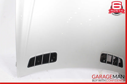 03-08 Mercedes R230 SL500 Front Hood Bonnet Cover Panel Assembly Silver OEM