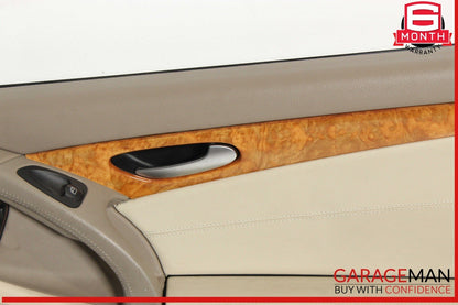 03-06 Mercedes R230 SL500 SL55 AMG Front Right Interior Door Panel Beige OEM