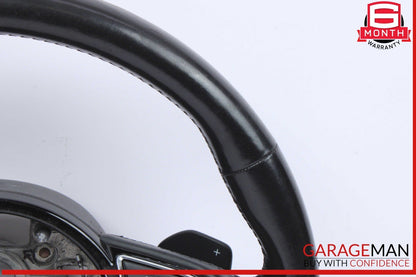 16-18 Audi A6 A7 Front Left Driver Side Steering Wheel Black 4G0419091BF OEM