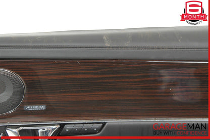 10-19 Jaguar XJ Front Right Passenger Side Door Panel Cover Black OEM