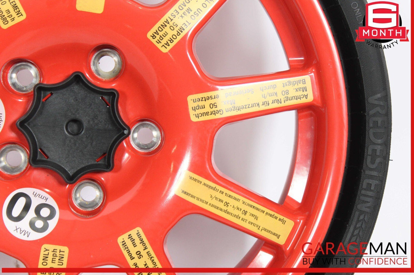 11-18 Porsche Cayenne 958 Emergency Spare Tire Wheel Donut Rim 18 18" OEM