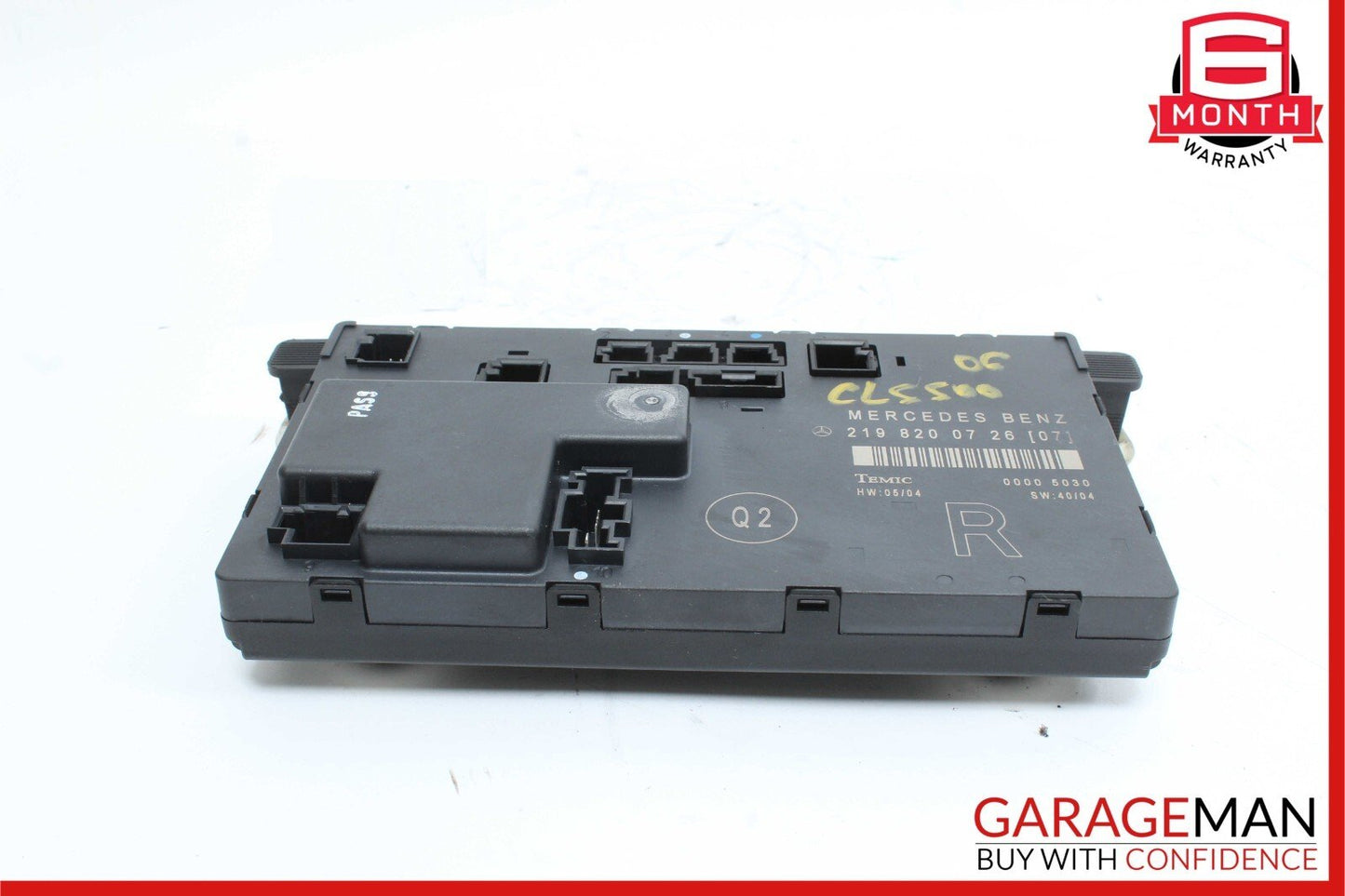 06-11 Mercedes W219 CLS550 Front Right Passenger Side Door Control Module Unit