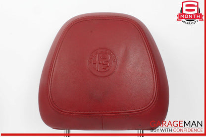 17-22 Alfa Romeo Giulia Front Left and Right Side Seat Headrest Head Rest Red