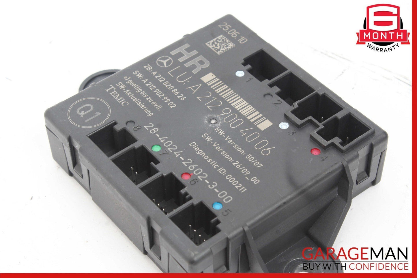 08-18 Mercedes W212 E550 C350 Rear Right Side Door Control Module OEM