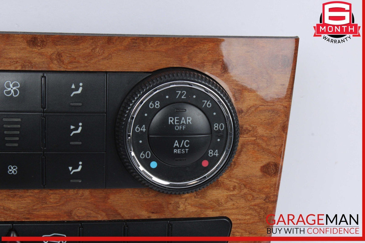 06-13 Mercedes W164 ML350 GL450 A/C AC Heater Climate Control Switch Trim OEM