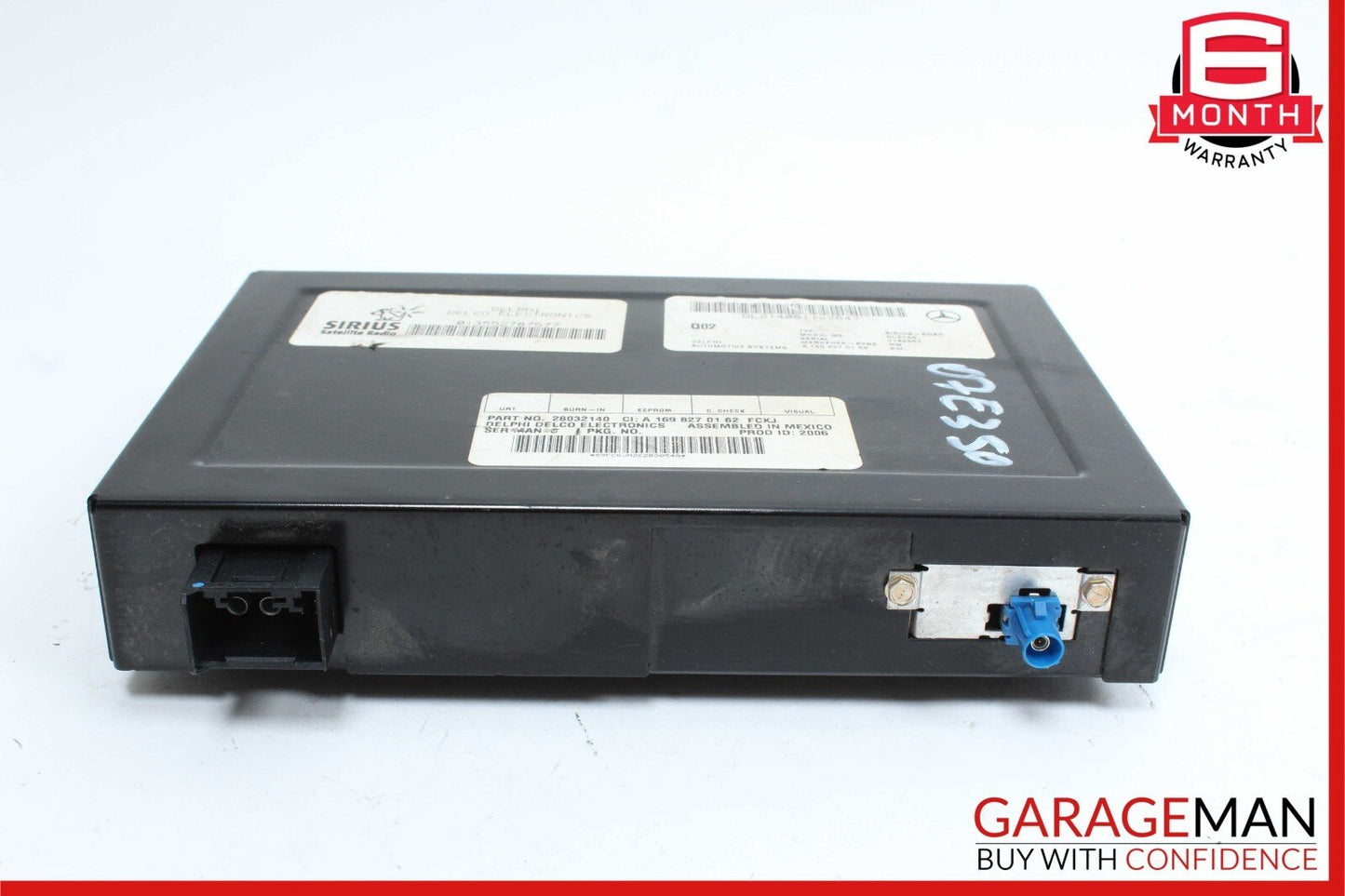 03-11 Mercedes SLK280 CLS550 ML550 Sirius Satellite Radio Receiver Module Unit