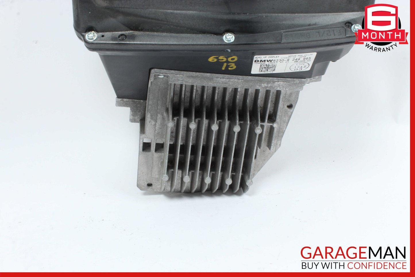 13-19 BMW 650i F06 Head Up Display Screen Unit OEM