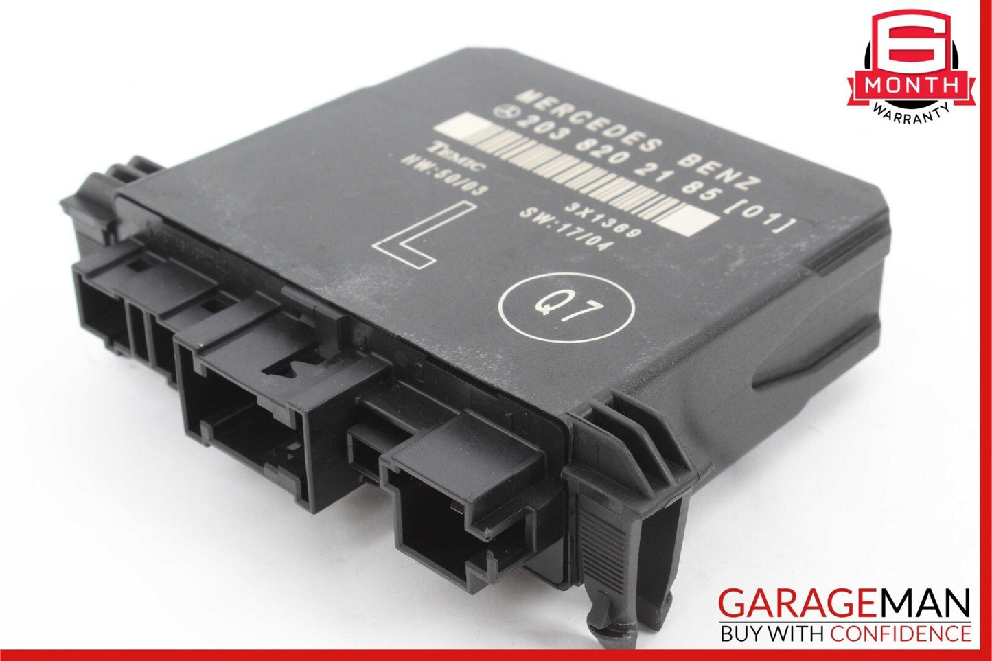 01-07 Mercedes W203 C230 C350 Rear Left Side Door Computer Control Module Unit