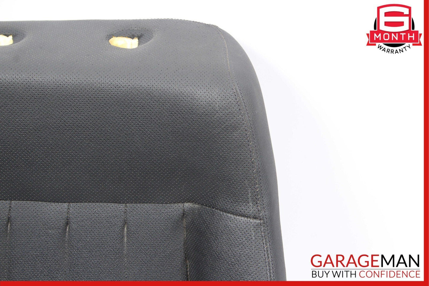 10-16 Mercedes W212 E350 E400 Front Left Top Upper Seat Cushion Cover Black OEM