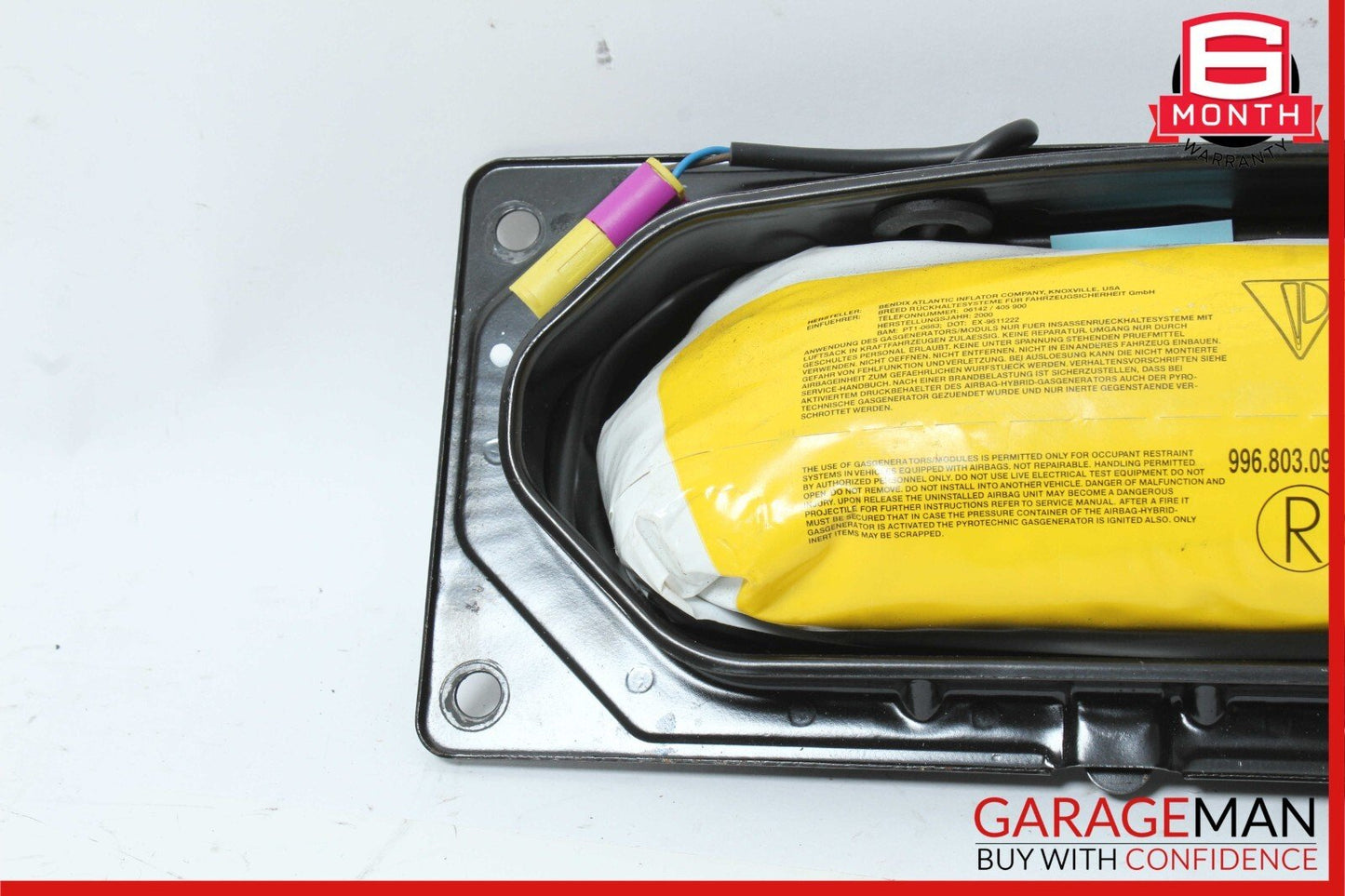 97-04 Porsche Boxter 986 Carrera 911 996 Front Right Side Door Airbag Air Bag
