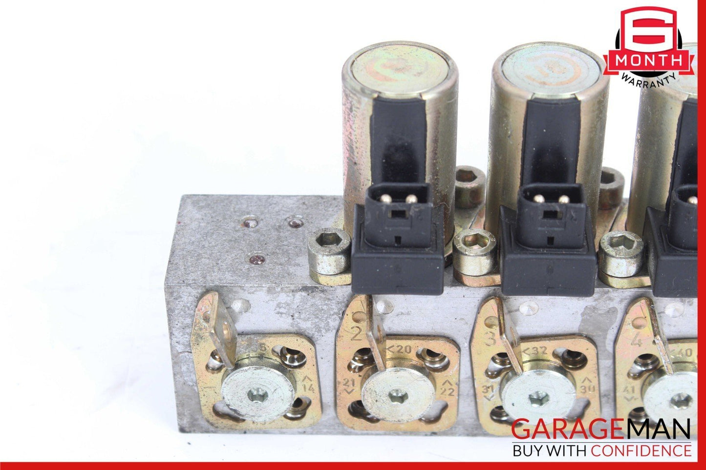 90-02 Mercedes R129 500SL SL500 SL320 Right Top Hydraulic Valve Block Solenoid