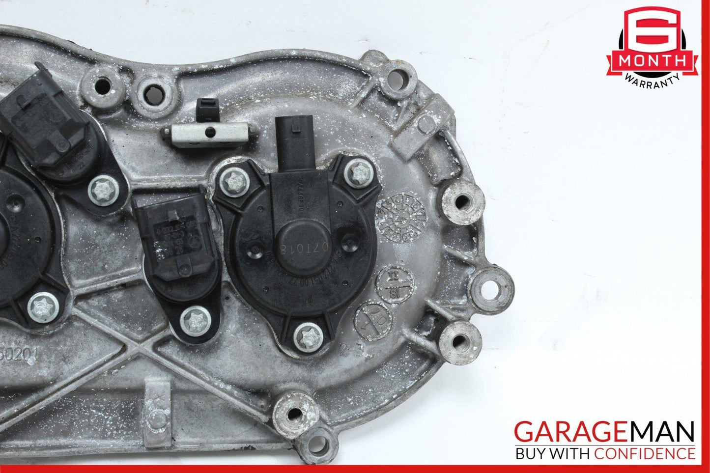 06-10 Mercedes C230 CLK350 E350 Front Left Engine Timing Chain Plate Valve Cover