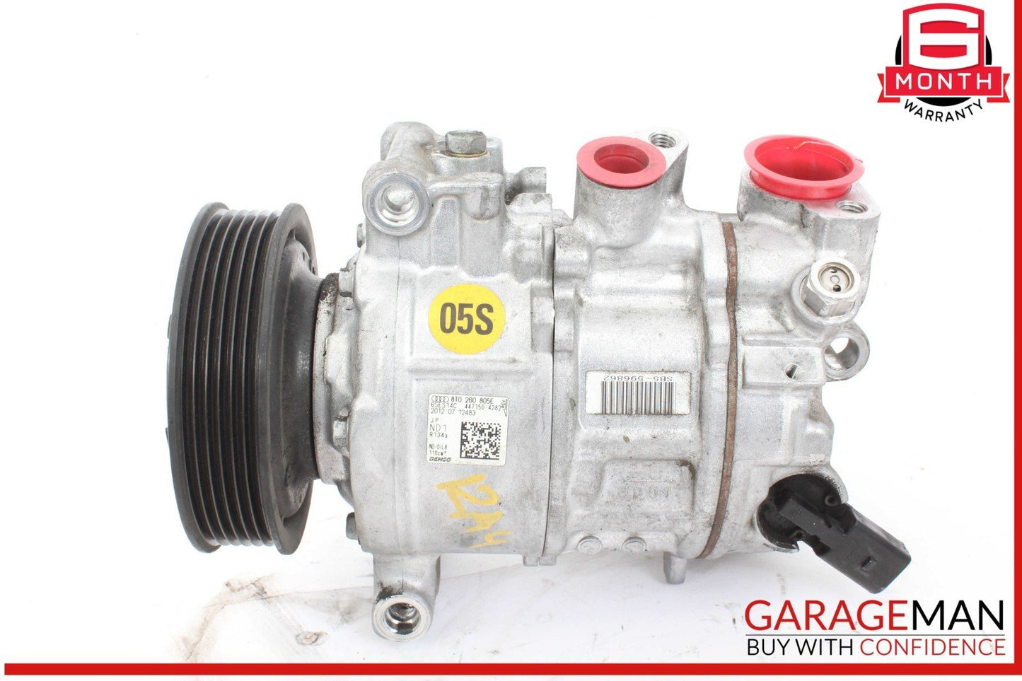13-16 Audi A4 AC A/C Air Conditioning Compressor Denso 8T0260805E OEM
