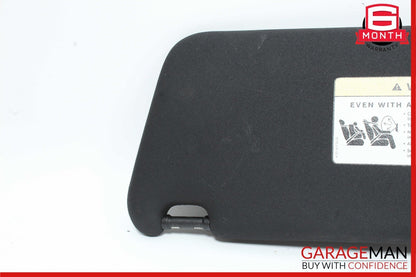 08-14 Mercedes W204 C300 C250 C280 Front Right Side Sunvisor Sun Visor Black