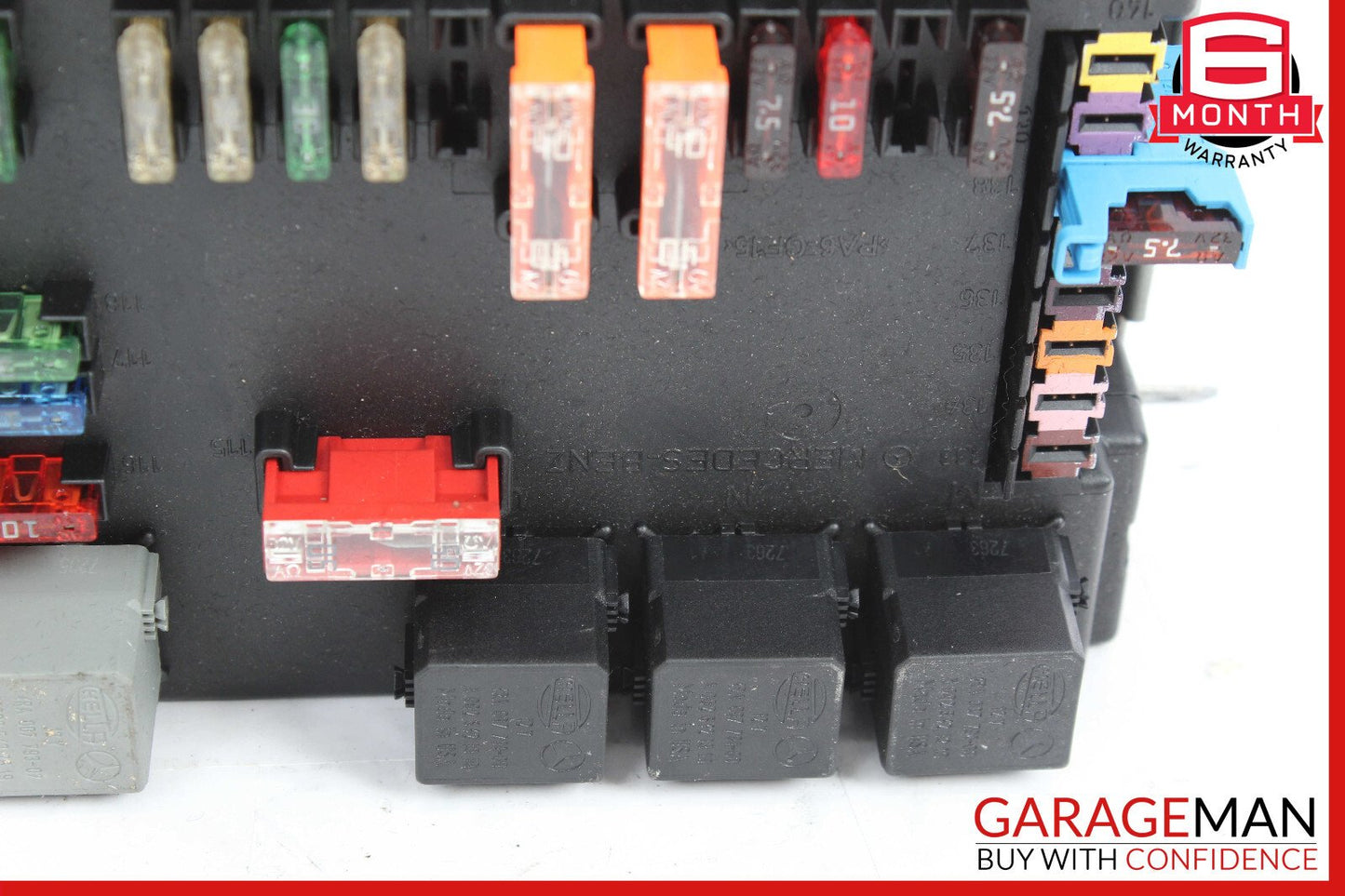 07-09 Mercedes W216 CL550 S600 S63 Rear Trunk Fuse Box Module 2215404762 OEM