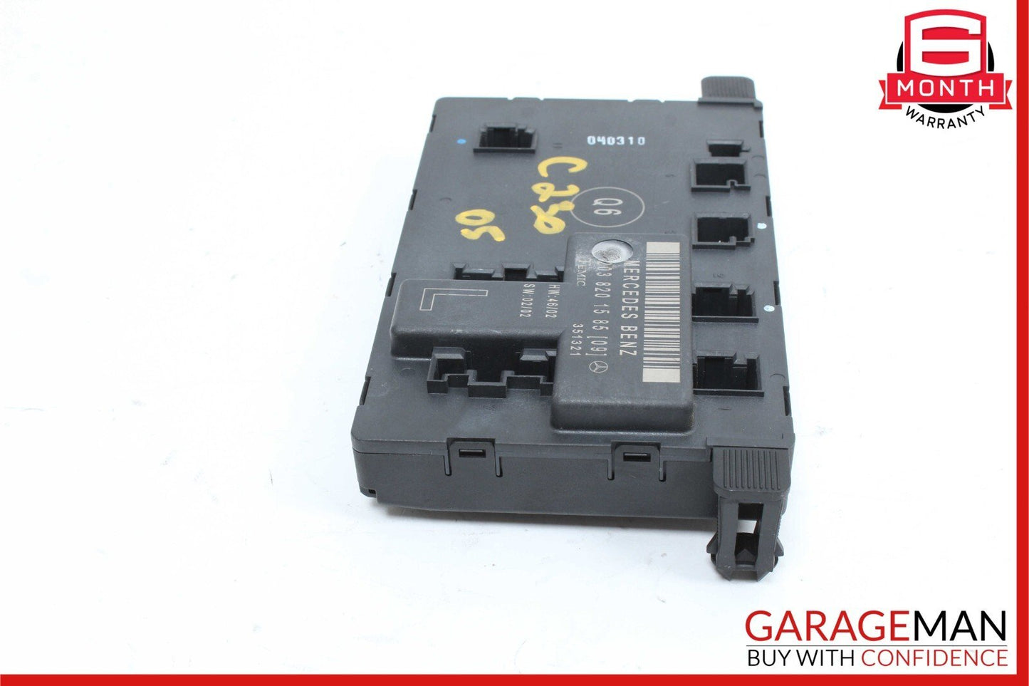 01-07 Mercedes W203 C230 Kompressor Front Left Side Door Control Module OEM