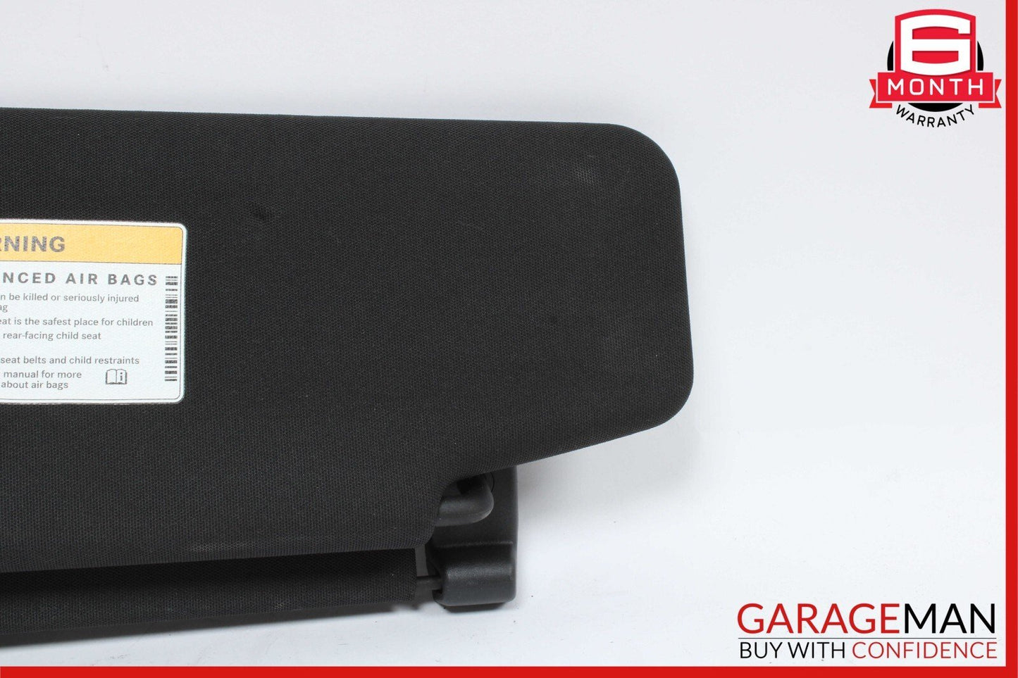 10-16 Mercedes W212 E350 E400 Right Passenger Side Sunvisor Sun Visor Black OEM