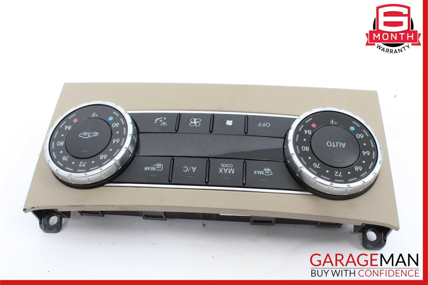 12-14 Mercedes W204 C250 AC A/C Climate Temperature Heater Switch Control Beige