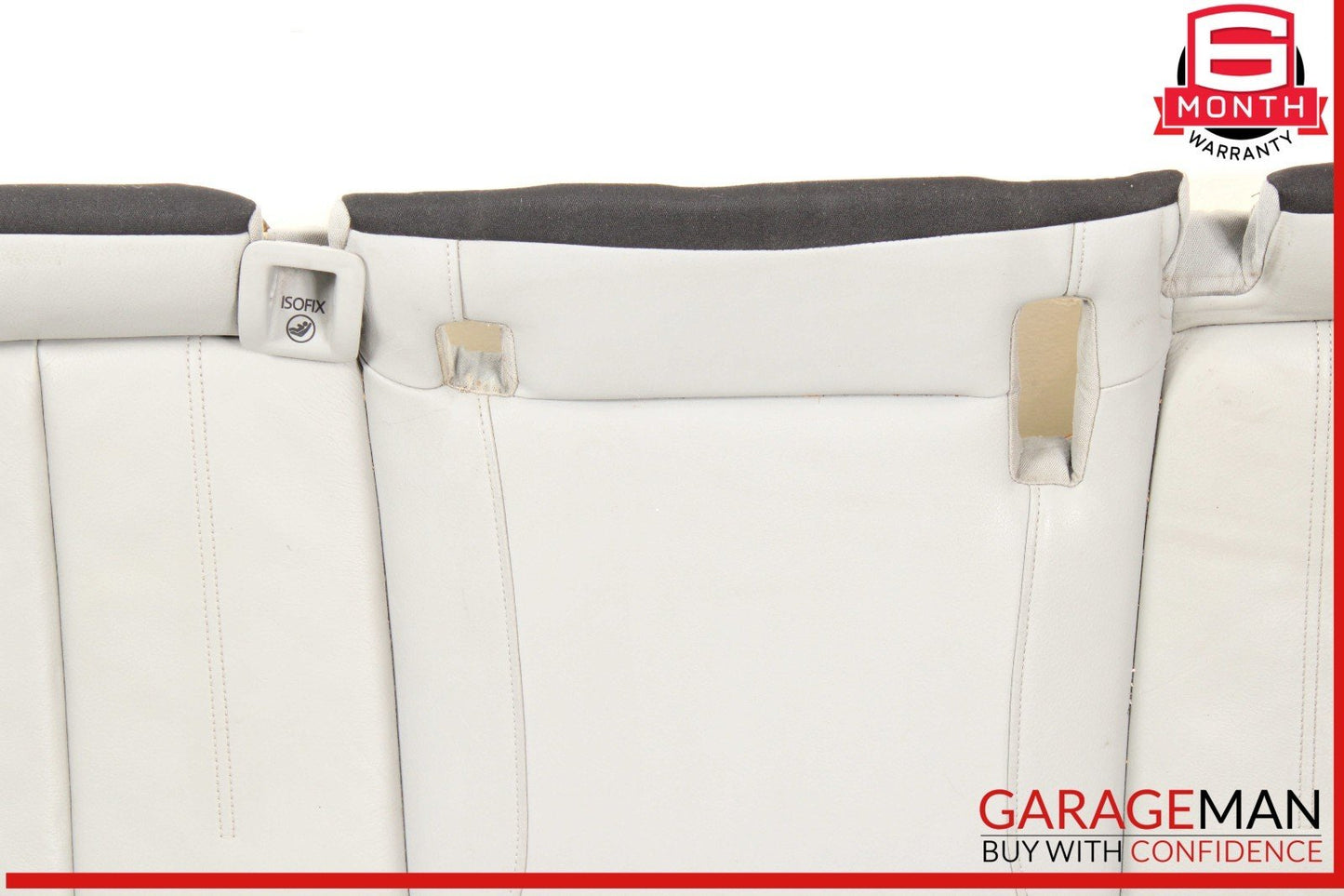 12-18 Audi A6 Rear Bottom Lower Seat Bench Cushion Cover Gray OEM
