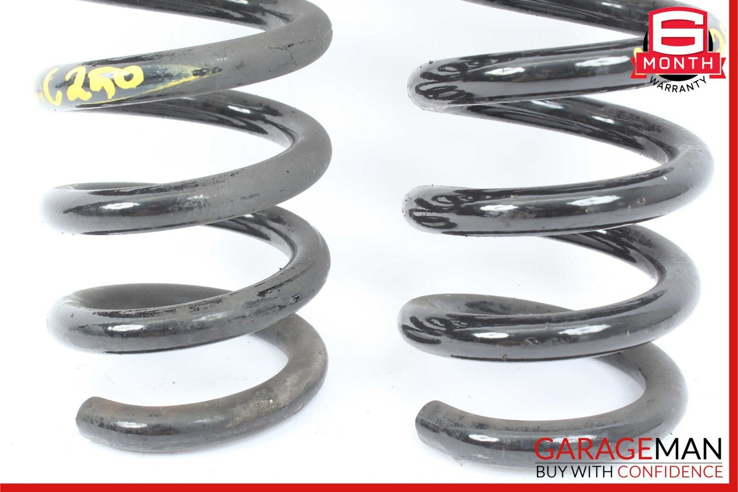08-14 Mercedes W204 C250 C350 Rear Shock Absorber Coil Spring Set of 2 Pc OEM