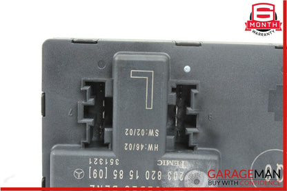 01-07 Mercedes W203 C230 Front Left Driver Side Door Control Module Unit OEM