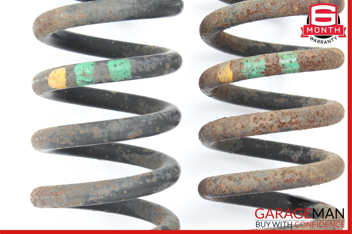 98-02 Mercedes W210 E320 E430 Rear Suspension Coil Spring Absorber Set of 2 Pc