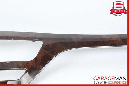 07-09 Mercedes W221 S450 S550 Front Dashboard Dash Trim Panel Cover Wood Bezel