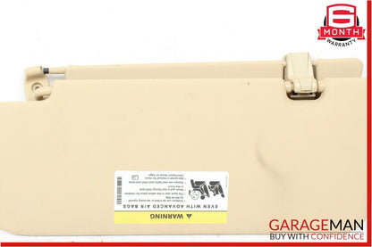06-12 Mercedes X164 GL450 ML450 Front Right Side Sun Visor Sunvisor Shade Beige