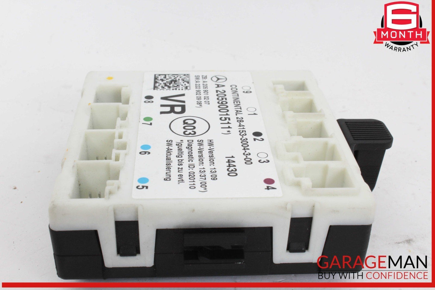 15-20 Mercedes W205 C300 Front Right Passenger Side Door Control Module Unit OEM