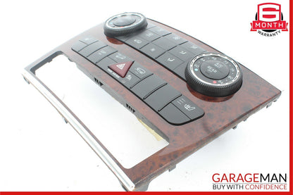 09-12 Mercedes W164 ML550 Center Dash AC A/C Heater Temperature Switch Assembly