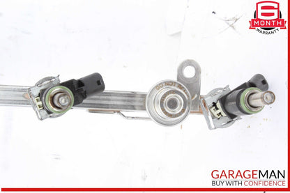 05-12 Mercedes W212 E350 Wagon SLK300 Fuel Injector Rail w/ Fuel Injectors OEM