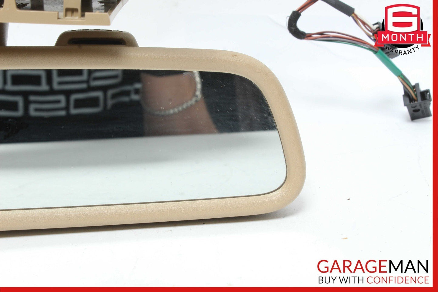 10-13 Mercedes S400 S550 CL550 Front Top Upper Interior Rear View Mirror Brown