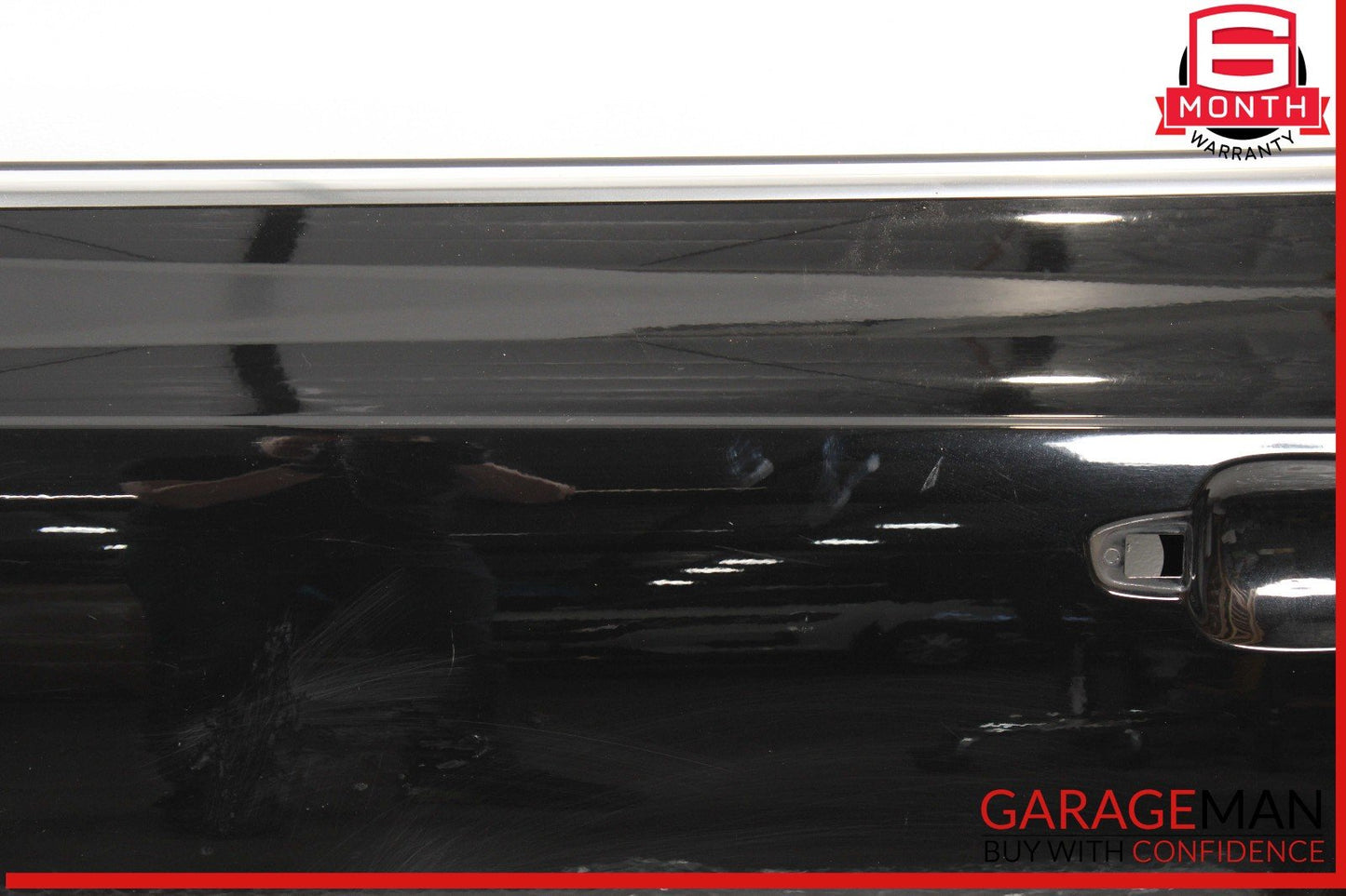 12-18 Audi A7 RS7 S7 Rear Left Driver Side Door Shell Panel Black OEM