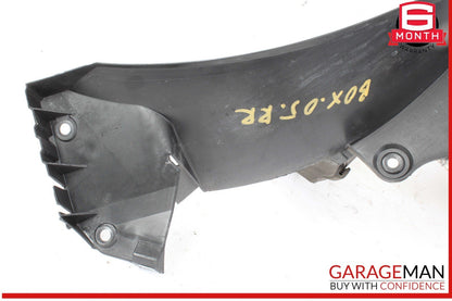 05-08 Porsche Boxster 987 Rear Right Passenger Side Bumper Guide Heat Shield OEM
