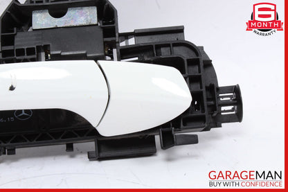 12-20 Mercedes W117 CLA250 Rear Right Side Exterior Door Handle White OEM