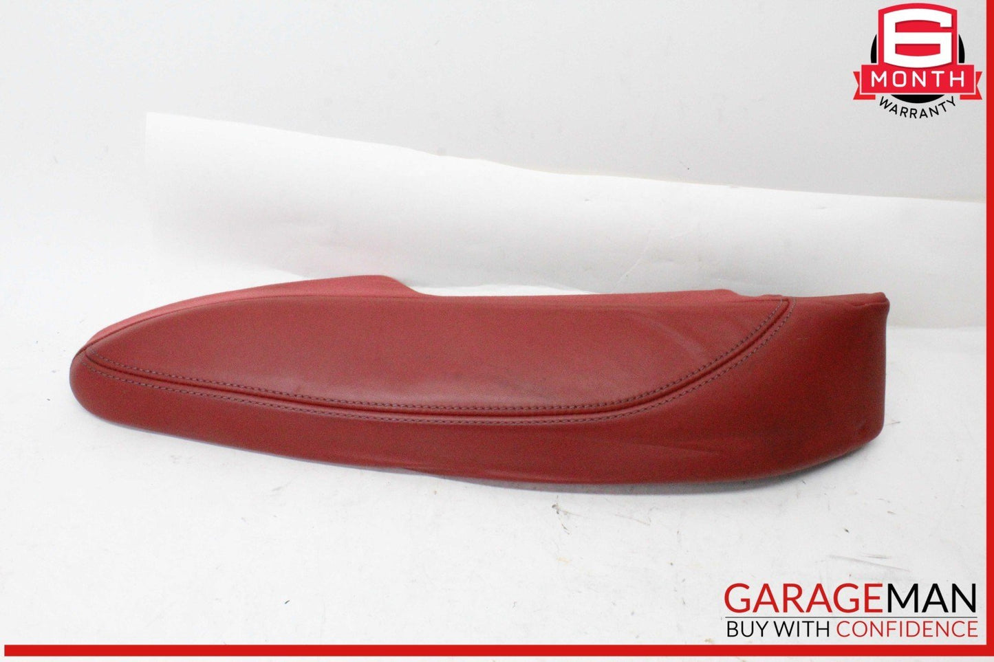 18-24 Audi S5 A5 Rear Left and Rear Right Side Seat Bolster Trim Panel Red OEM