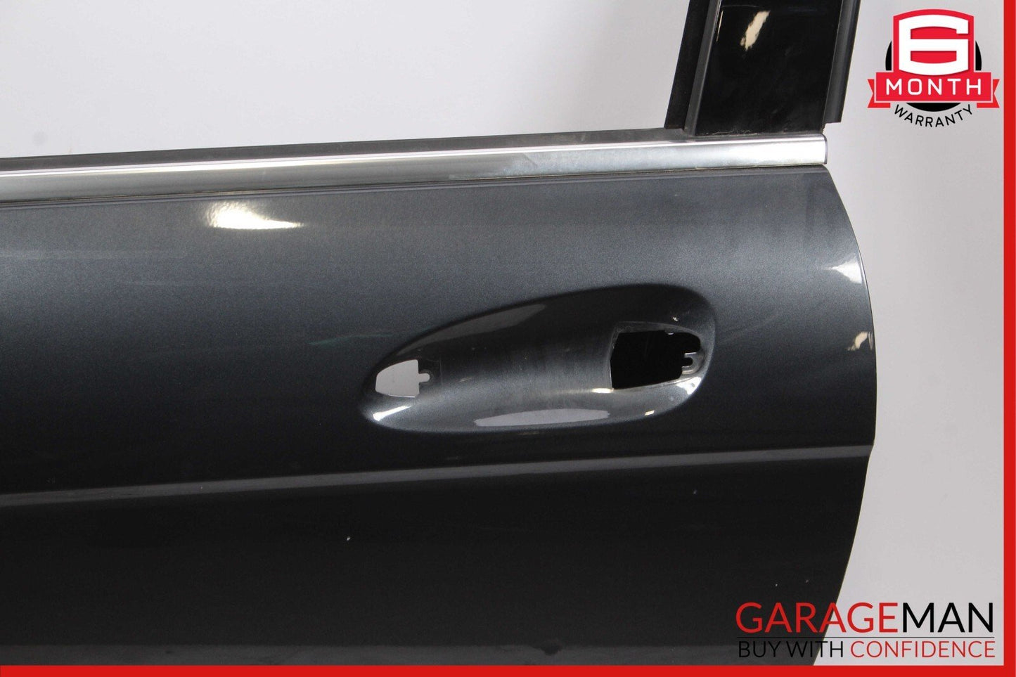 12-14 Mercedes W204 C350 Coupe Front Left Exterior Door Shell Tenorite Gray