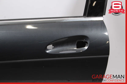 12-14 Mercedes W204 C350 Coupe Front Left Exterior Door Shell Tenorite Gray