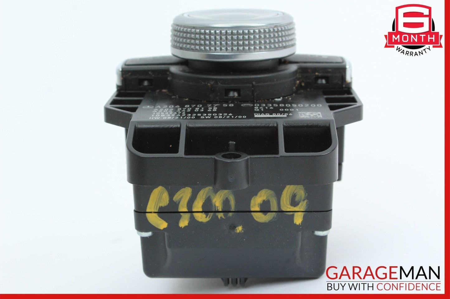 08-12 Mercedes W204 C280 GLK350 Console Command Controller Knob Multi Switch OEM