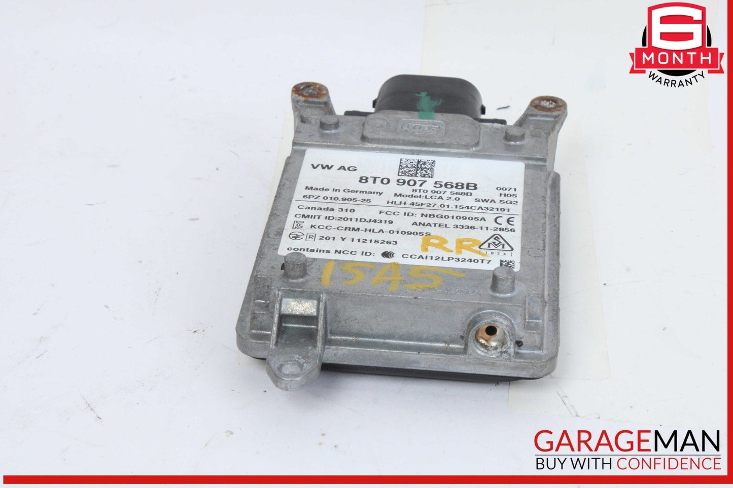 13-17 Audi A5 A4 S4 Q5 Rear Side Blind Spot Radar Sensor Module 8T0907568B OEM